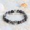 Summer style crystal Natural stone beads bangle The owl bracelet