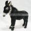 walking donkey garden decor christmas fake fur real donkey