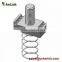 Hot sell Galvanized Stud Nut with Spring For solar Fastener M6,M8,M10,M12