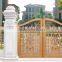 estate gate/ Fashion style main steel gate design,model of gate and iron fence