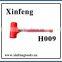 Orange goodquality TUV/GS 0.5-6LB dead blow rubber mallet hammers