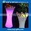 Hot sale multi color change lighted pot led flower vase planters
