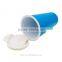 BRC Plastic Double Wall Cup Custom with Lid, PP Plastic Sports Cup with Cover