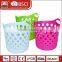 Hot Sale 24L Plastic Laundry Basket for Clothing Cleaning
