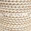 colorful real leather handmade weave lanyard / round leather rope