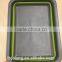 Plastic foldable Rectangle basket/ foldable Rectangle basket for Houseware