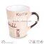 stonewre cheap round engraved ceramic mugs