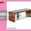 simple cabinet glass modern lcd wooden TV stand