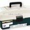 Three layers fishing box or tool box to store nail art,makeup,craft, fishing or pill products and tools