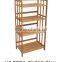 2016 New design bamboo storage shelf /customized high end bamboo corner shelf /modern bamboo shelf