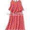 Cute Ruffle Top Spagetti Strap Child Girls Dress HSD8131