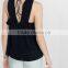 2016 Fashion Flowy Ruffle Tie Back Tank HST8029