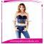 Hot Sale Women's Underwear Latex Waist Trainning Blue Sexy Lingerie Corset