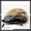 CX-H-10B High Quality Fashion Leather Handbags Women Real Fox Fur Ladies Hand Bag