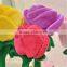 creativity environmental protection Fake Plant artificial Foldable rose flower for Valentine's Day gift
