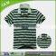 Striped short sleeve family matching polo shirt
