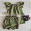 Vintage Village Style Solid Color Clothing Set Lace Top And Bow Bloomer Outfit