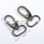 25mm 1inch Shinny black nickle gun metal Alloy Swivel Clasps Snap Key Hooks DIY Key Chain Ring clip buckle HK-020