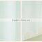 Polyester white plain waterproof shower curtain with hooks