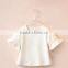 short sleeve children cotton t shirts cute pink color t-shirt for Kid