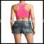 Plain Seamless Cropped TANK TOP Yoga Gym Active Sports Bra pink color