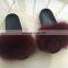Hot sale top quality real fur slippers ladies/women fur slippers /ladies fur sandals