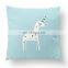 New Latest Design Home Decor Cushion Pillow Case Cover 2017 Fashion Custom Cute Sofa Throw Unicorn Design 3D Cushion Cover