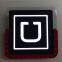 12 x 12cm chargeable LED light car sticker for UBER LYFT car service