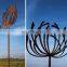Big metal art decorative garden stakes flower vase
