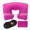 Amazon Hot Sale High Quality Custom U Shape Inflatable Travel Neck Pillow