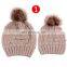 MY Miyar Mother Baby Daughter Son Beanie Knitted Hat Custom Winter Beanie Hats Warm Knit Wool Winter Hat