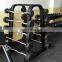 Commercial gym equipment barbell rack