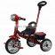 2018 new model simple steel painting frame baby tricycle with push bar