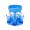 Coffee Beer Wine Milk 6 Way Shot Glass Dispenser Holder Multi Shot Dispenser Dispensers