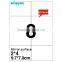 SINMARK 9.7*7.0cm Mirror surface clear sticker