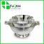 New Design Cooking Tools food grade Stainless Steel Colander Strainers With Silicone Handle