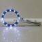 Metal Material Aluminum Alloy 12 LED Lights 5 Times 10 Times HD Reading Magnifying Glass