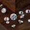 White Melee Moissanite Diamond for Teeth Grillz Df Color 0.8mm-2mm Moissanites 1 Carat Per Bag