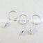 Best Supplier Metal Shower Hooks Rings Decorative Curtain Clips For Wholesales