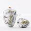 Hot Sale Modern New Chinese Style Green Leaf Ceramic Vase For Dried Flower Arrangement