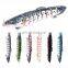 Amazon 14cm 21.4g High Quality New Design 9 Sections 14 Colors  Loach Multi Jointed Minnow Lure