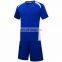 Wholesale custom football uniform suits men's jersey adult + children training team uniforms game clothes