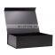 Luxury bulk 25pcs stock black duvet bedding products packaging magnetic closure gift boxes