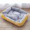 Manufacture Square Lucxury Pet Travel Dog Bed Car Hot Selling