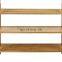3-Tier Bamboo Shoe Rack Stackable Shoe Storage Organizer