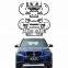 CLY Body kits For BMW X5 G05 Modified X5M Front Rear car bumpers with car Grille In stock
