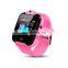 The latest online smart watch translucent GSM LBS alarm clock waterproof children camera watch phone