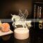 3D Dinosaur LED Night Light Kids Dinosaur Optical Illusion Lamp 7/16 Color Changing Remote Control Decor Lamp for Kids