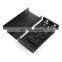 SC FC 8 Core Fiber Port Wall Mounted/desktop Type Fiber Optic Patch Panel LIU BLACK Cold Rolled Steel FTTH FTTB FTTX Network