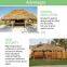 Cheap  big bamboo umbrella thatch roof  coconut thatch synthetic thatch cape reed